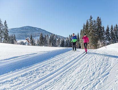 Langlaufen Loipe im Brixental SkiWelt