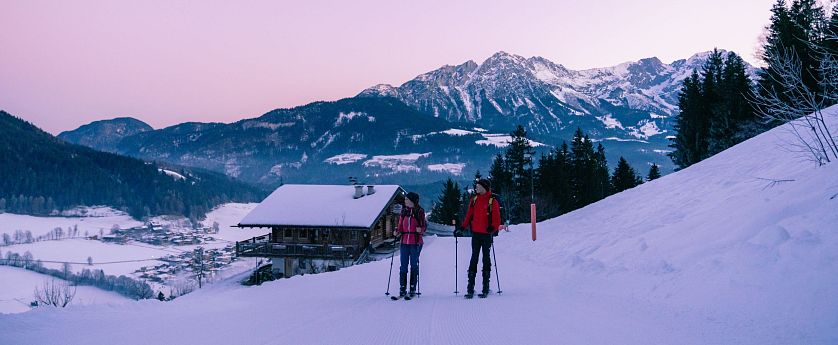 Skitour Pistengehen Tourengehen in Söll Skiwelt Hexenwasser